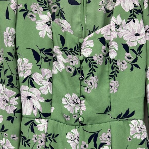 Miami Green Floral Romper - Picture 5 of 9